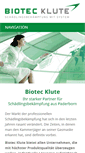 Mobile Screenshot of biotec-klute.de